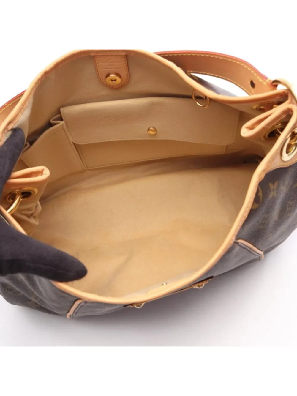 Louis Vuitton Shoulder Bag Galleria PM Canvas Leather